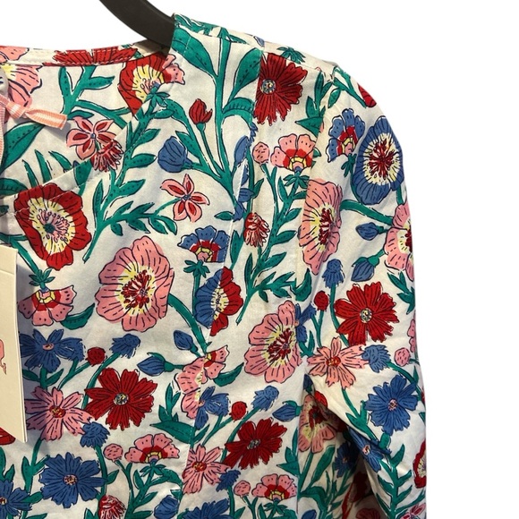 Vineyard Vines Floral Kids Swim Coverup - Red, Blue, Green - Picture 2 of 6